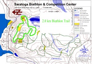 2.0 km biathlon relay loop