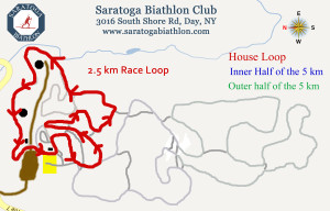 2.5 km race loop